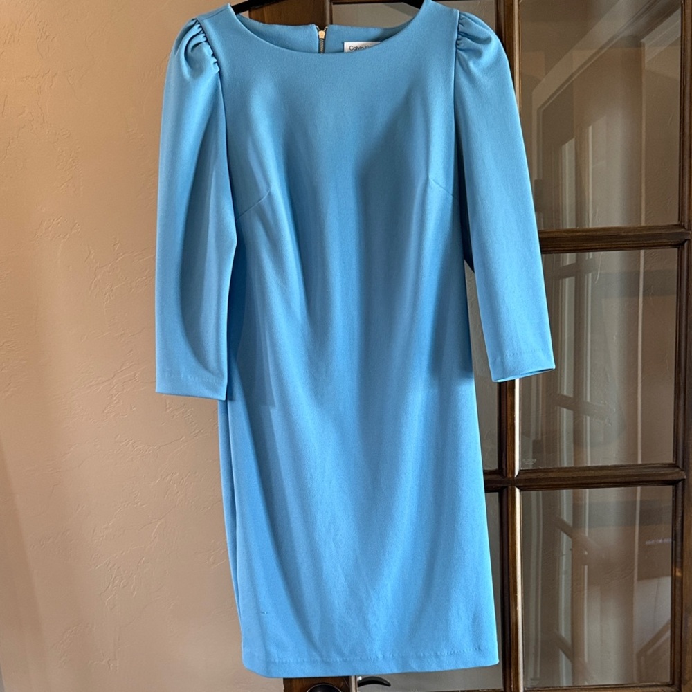 Calvin Klein Women's 3/4-Sleeve Sheath Dress